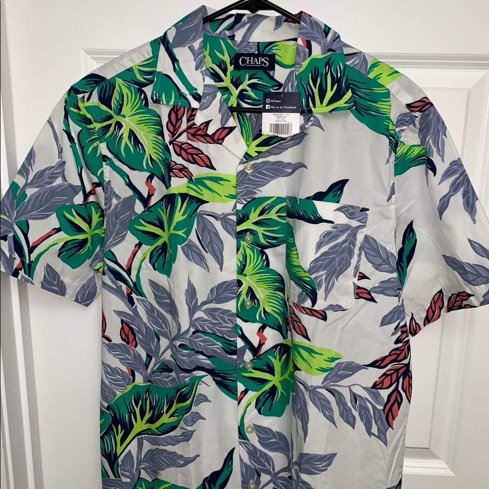 Casual Chaps button-down with flowers
